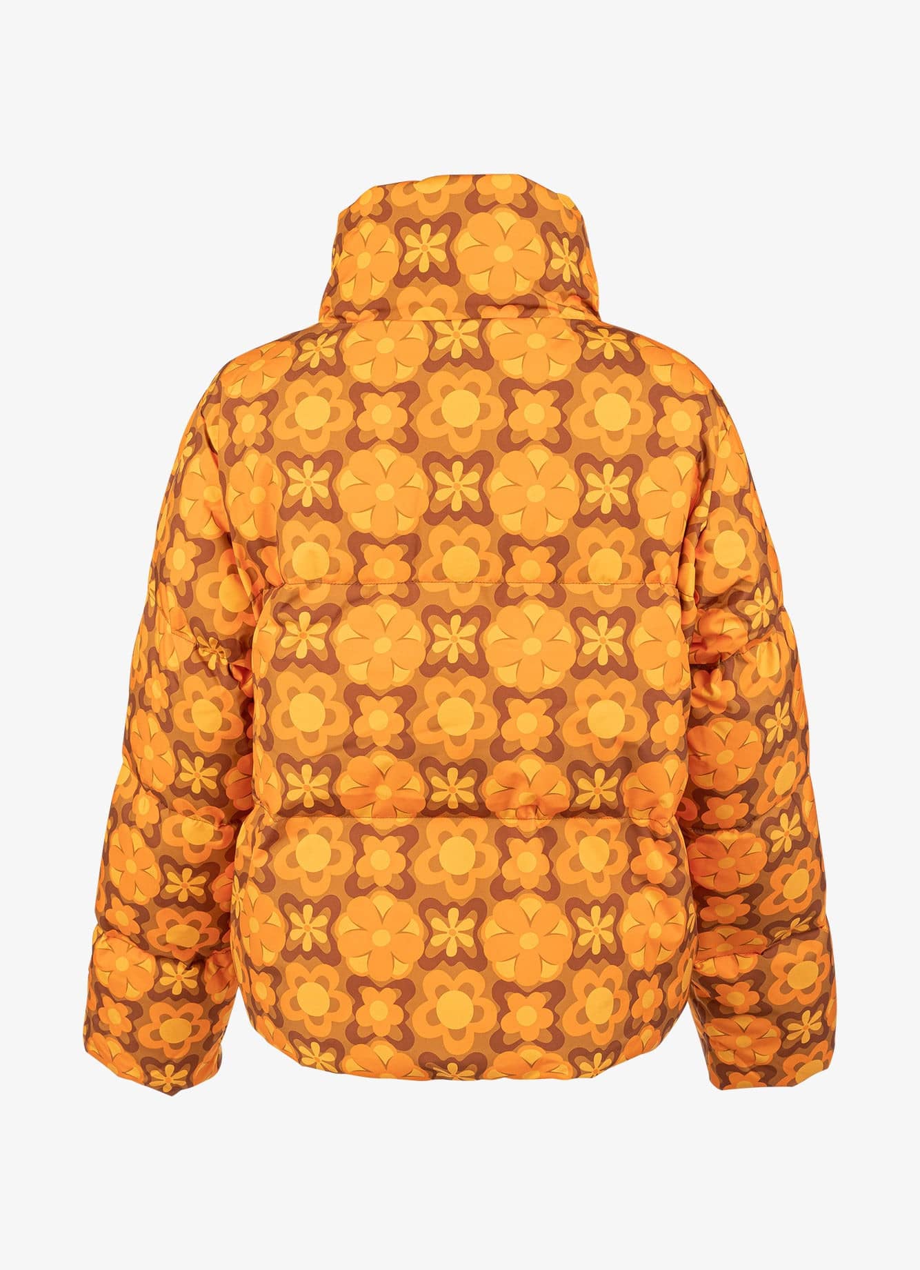 Orange on sale floral jacket